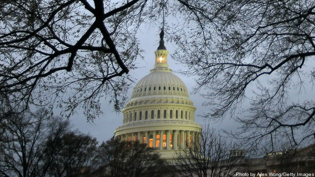 Lawmakers Work On Capitol Hill During The Final Hours Before Federal Budget Deadline