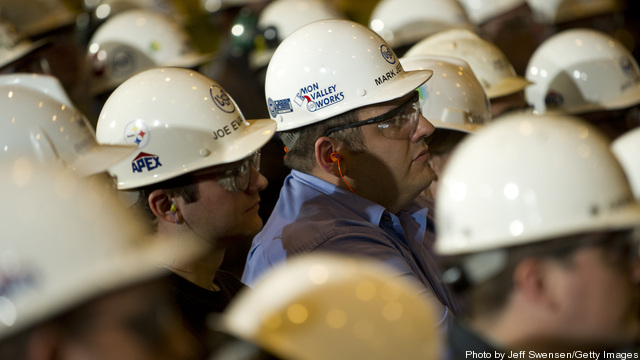 Rick Perry Gives Speech On Energy Independence And Jobs At PA Steel Plant