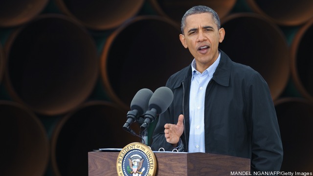 US President Barack Obama speaks on Marc