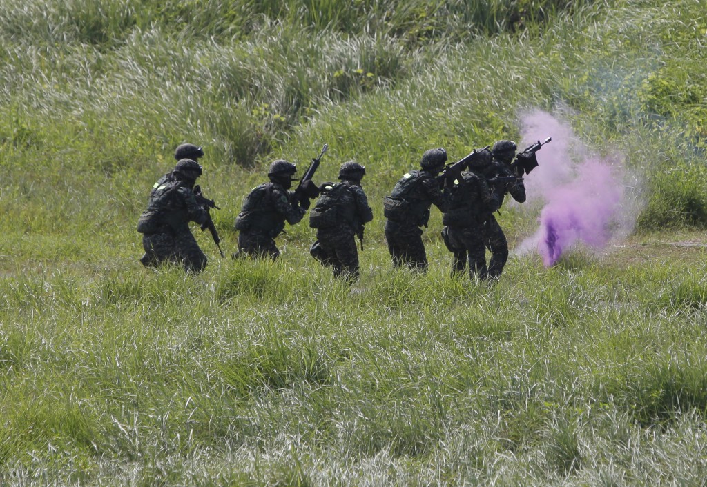 Taiwanese Military Perform Drills As Part Of Military