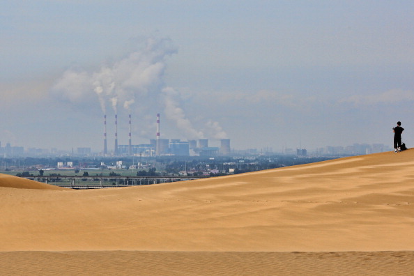 Sounding Sand Desert In Inner Mongolia