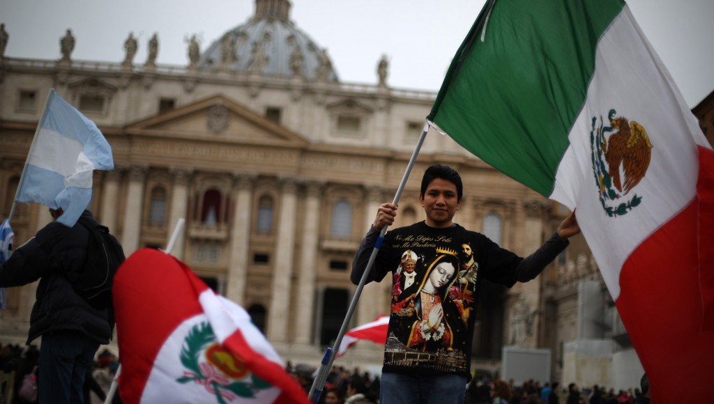 Pope Francis Gives His First Angelus Blessing To The Faithful