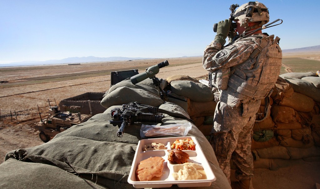 U.S. Army Soldiers Celebrate Thanksgiving in Afghanistan