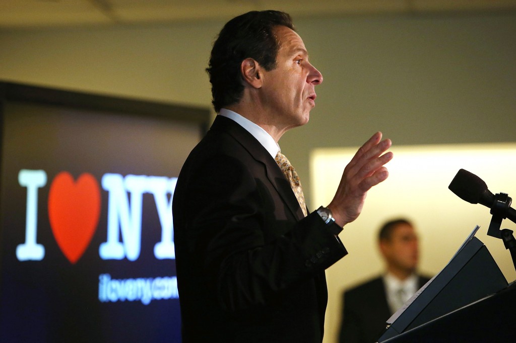 New York Gov. Cuomo Makes Announcement Regarding Superstorm Sandy And Tourism