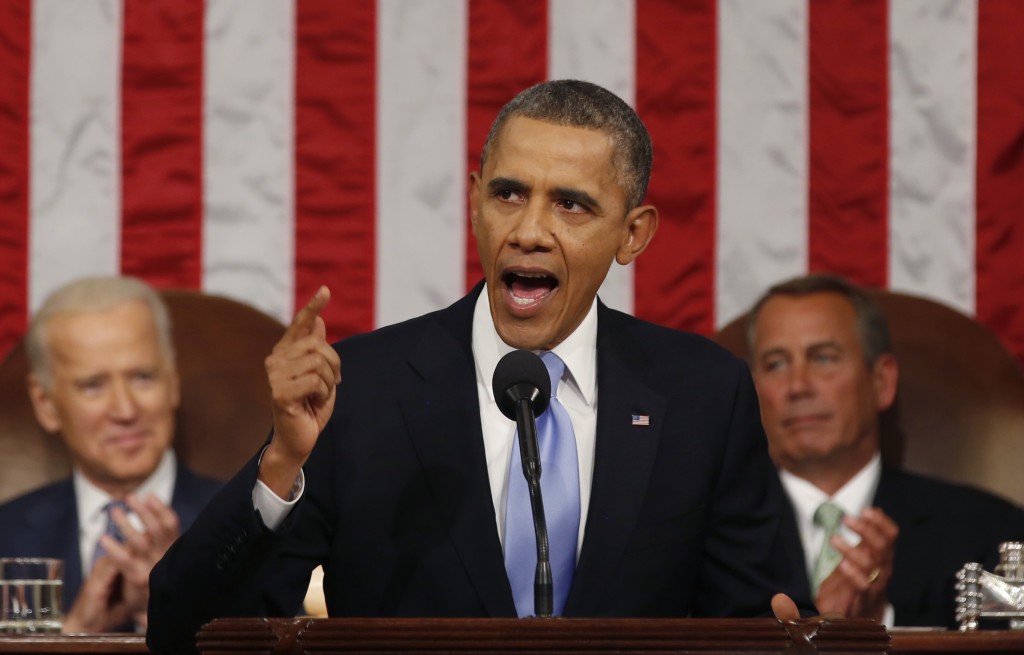 President Obama Delivers State Of The Union Address At U.S. Capitol