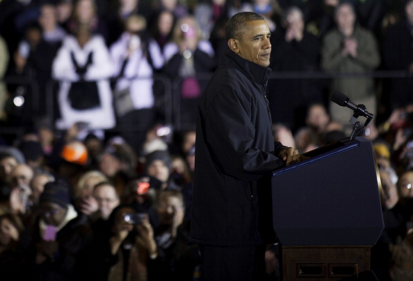 President Obama Delivers Economic Address At Steel Plant Near Pittsburgh