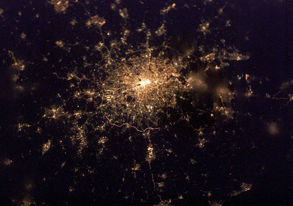Space Station Crew Captures Image Of London At Night