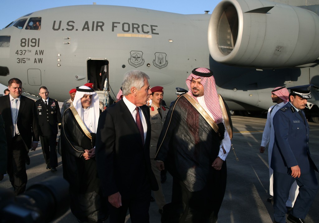 US Defense Secretary Chuck Hagel Travels To Middle East
