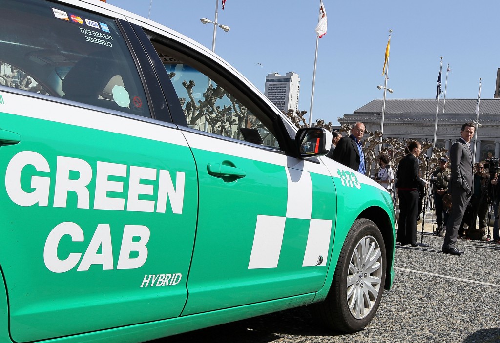 Mayor Gavin Newsom Announces "Green Cab Milestone"