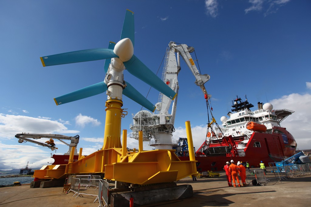 World's Largest Tidal Power Turbine Is Unveiled