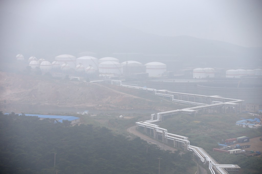 Dalian Port In China