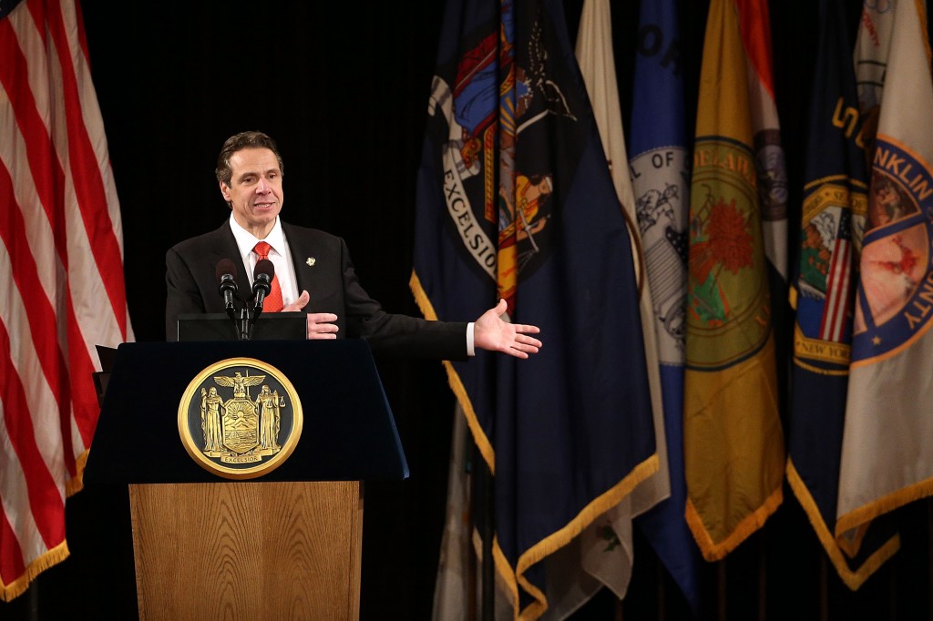 New York Governor Andrew Cuomo Gives Annual State Of State Address