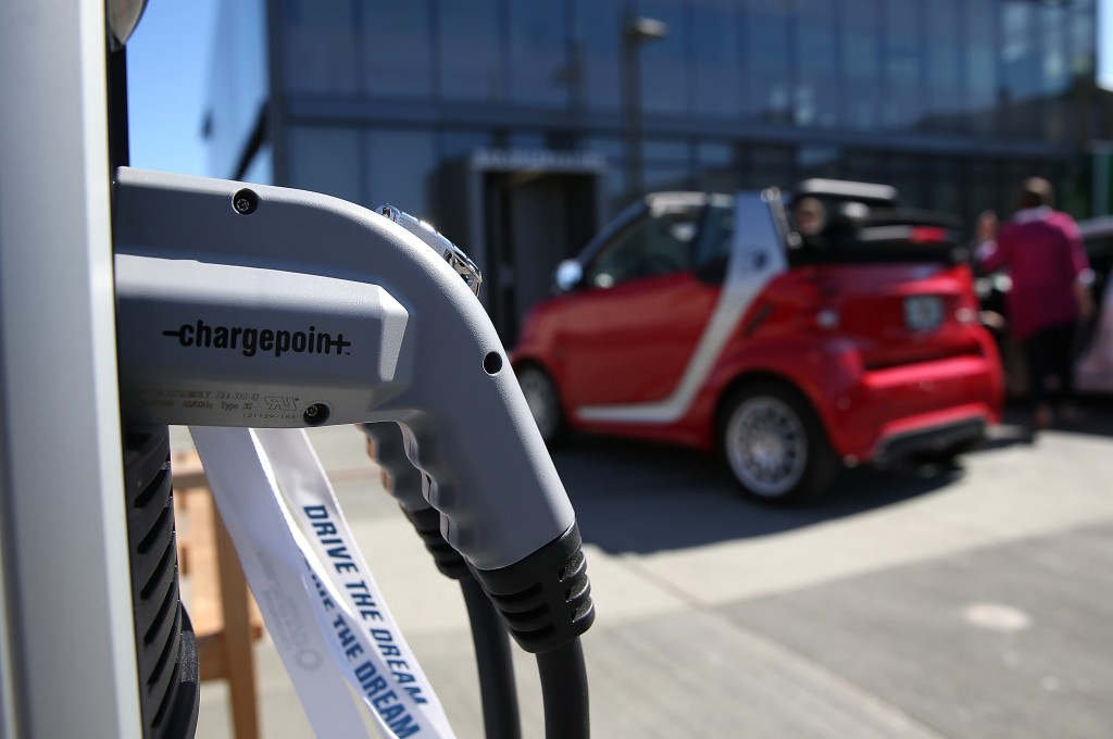 California Gov. Brown Holds Press Conf. On Expansion Of Electric Vehicle Market