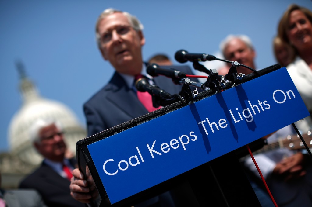 Mitch McConnell Argues Against Proposed EPA Carbon Standards For Power Plants