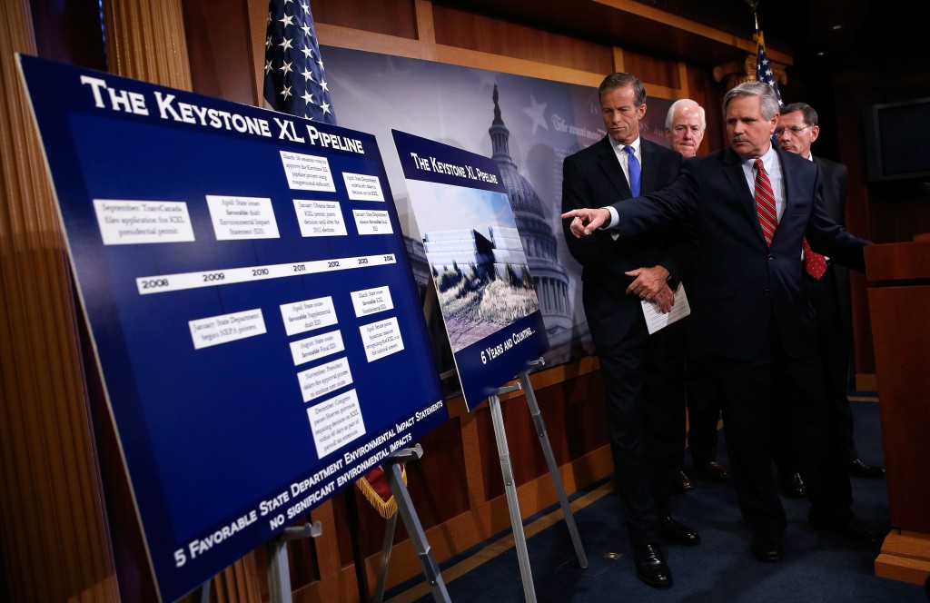 Senate Republicans Mark Anniversary Of Plan For Keystone XL Pipeline