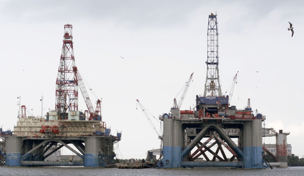 Oil Rigs Undergo Repairs After Hurrican Katrina