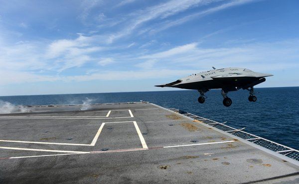 Navy, Northrop Score Historic First With (Mostly) Successful X-47B Drone Carrier Landings