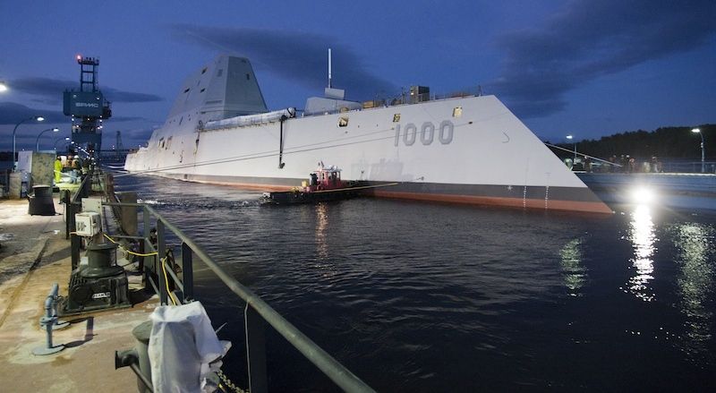 Capt. Kirk Takes Command Of Hot New Ship – Really! USS Zumwalt Sails