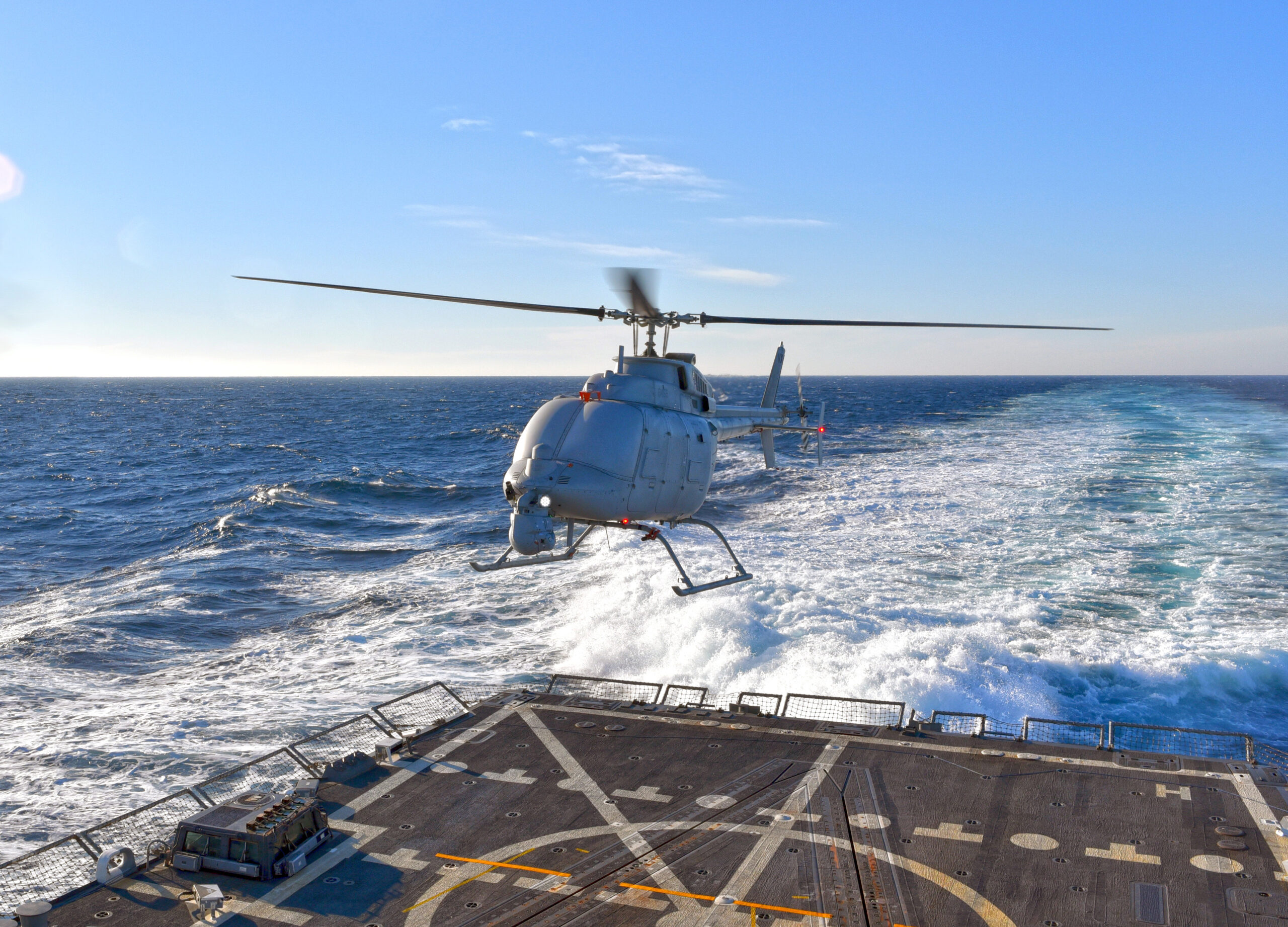 Fire Scout Drone’s First At-Sea Takeoff