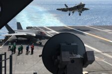 F-35Cs Undergo Helmet, EW Tests Plus Aboard USS George Washington