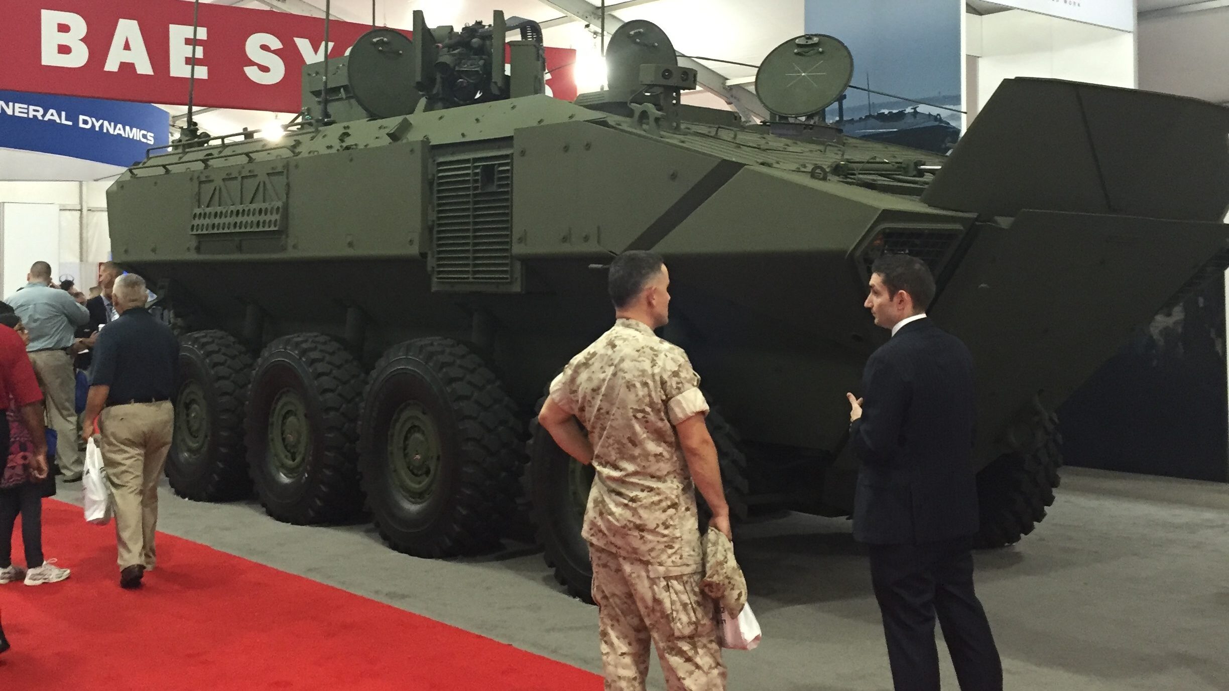 BAE Unveils 1st Amphibious Combat Vehicle For Marines