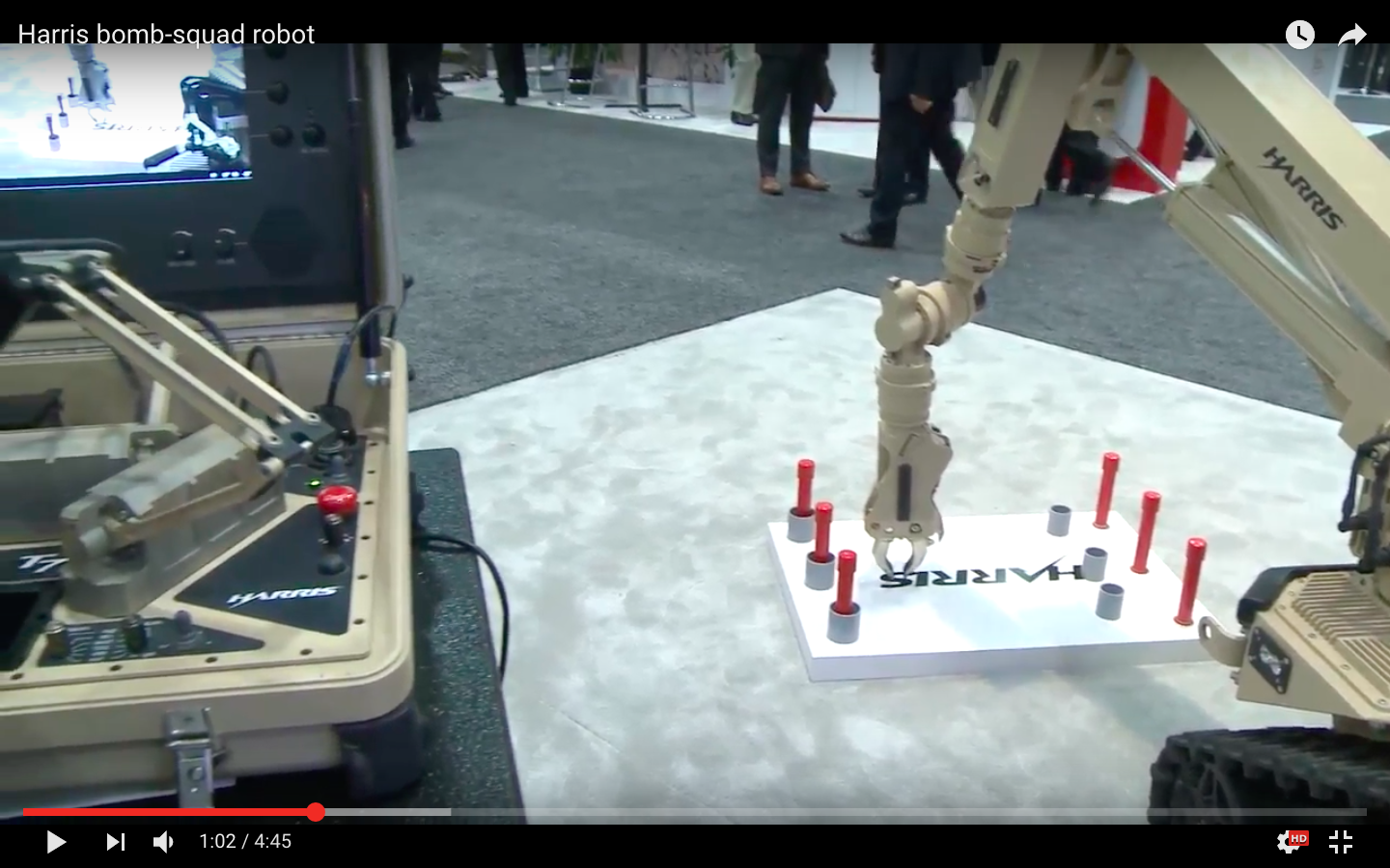 Harris Bomb-Squad Bot Has A Delicate Touch