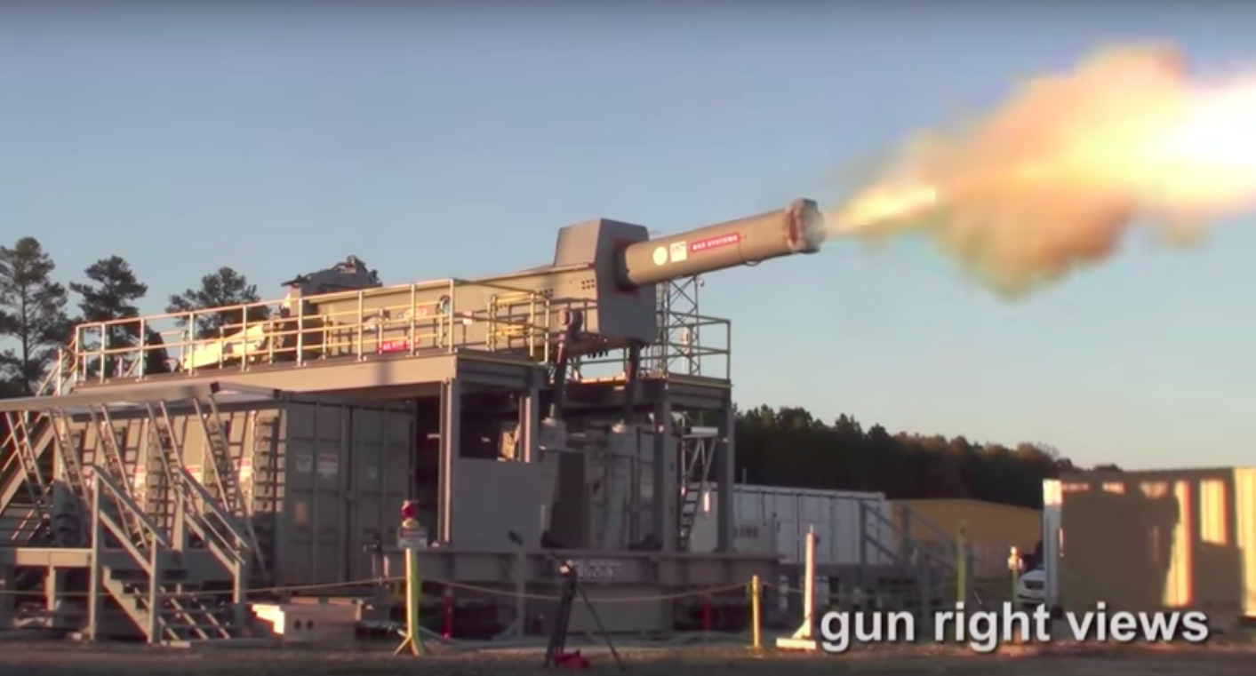 Navy Railgun Ramps Up in Test Shots