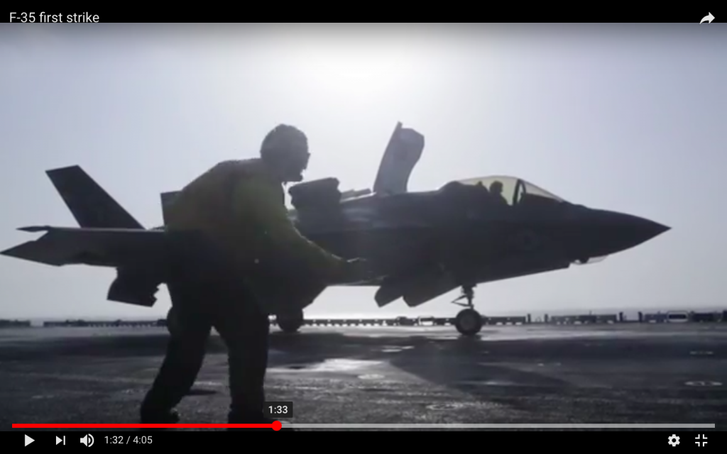 screencap from Navy video