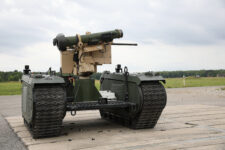 Titan Robot Test-Fires Javelin Anti-Tank Missile