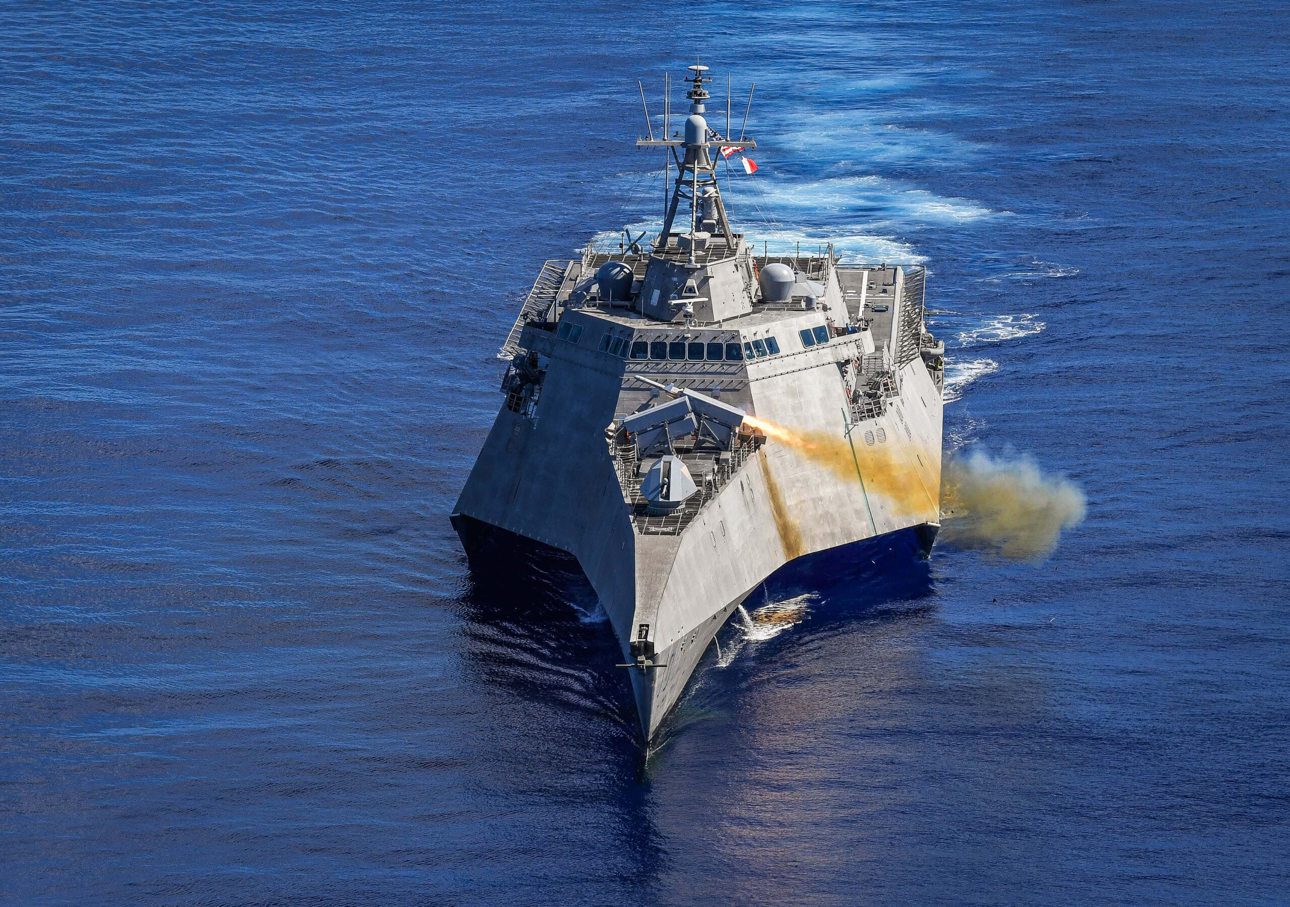 LCS Fires New Long-Range Missile, As Navy And Marine Corps Hammer Out New Force Plan