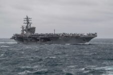 USS Eisenhower Leads Exercise To Clear Atlantic Shipping Lanes