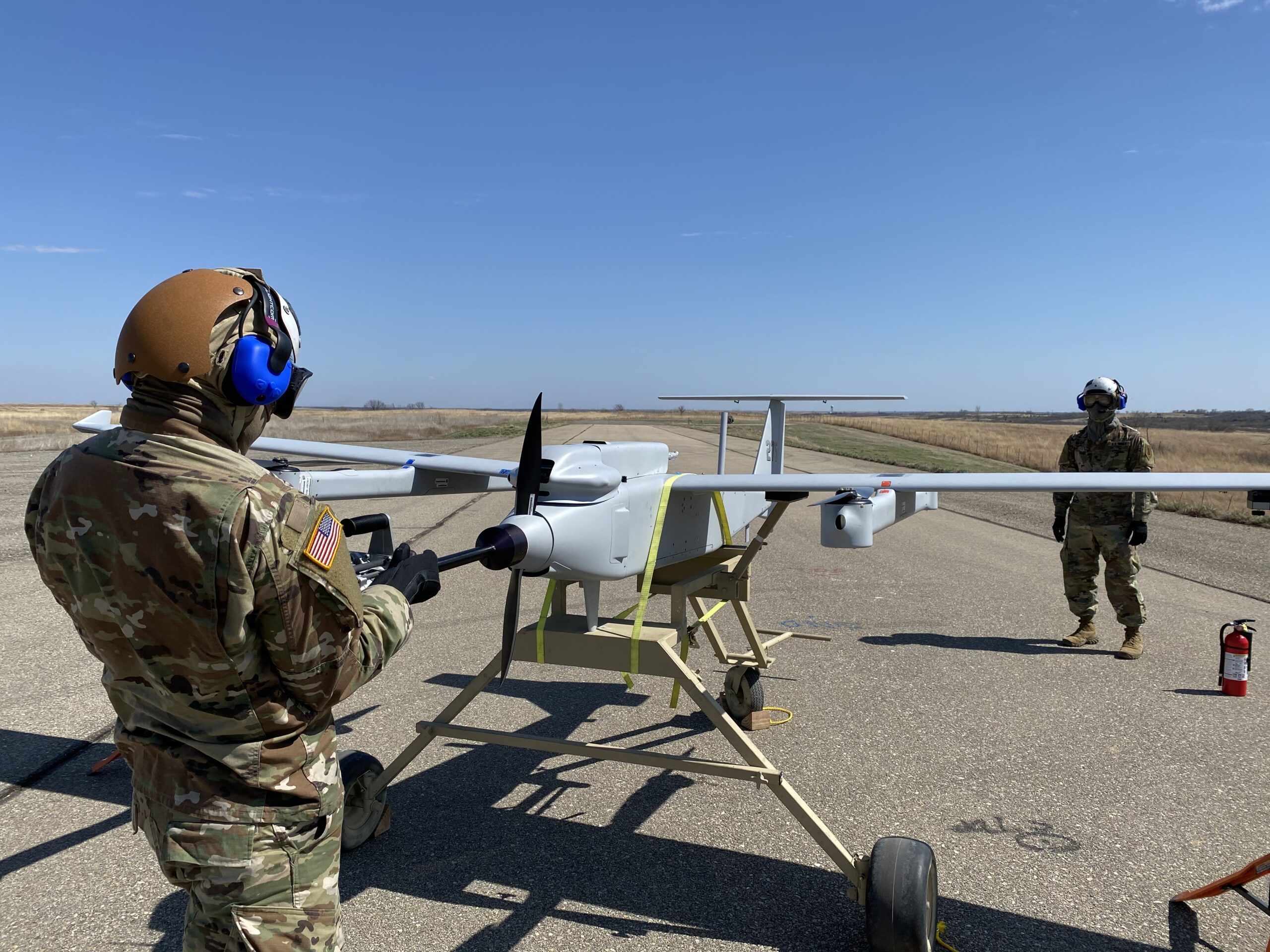 COVID-19: Masked Army Soldiers Test New Drones