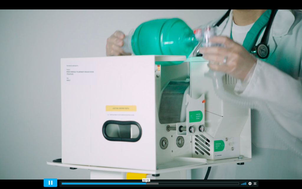 screencap from Emergency Ventilator Response Initiative video