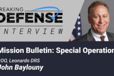 Video Interview: Special Operations Forces – Working With Industry On New Capabilities