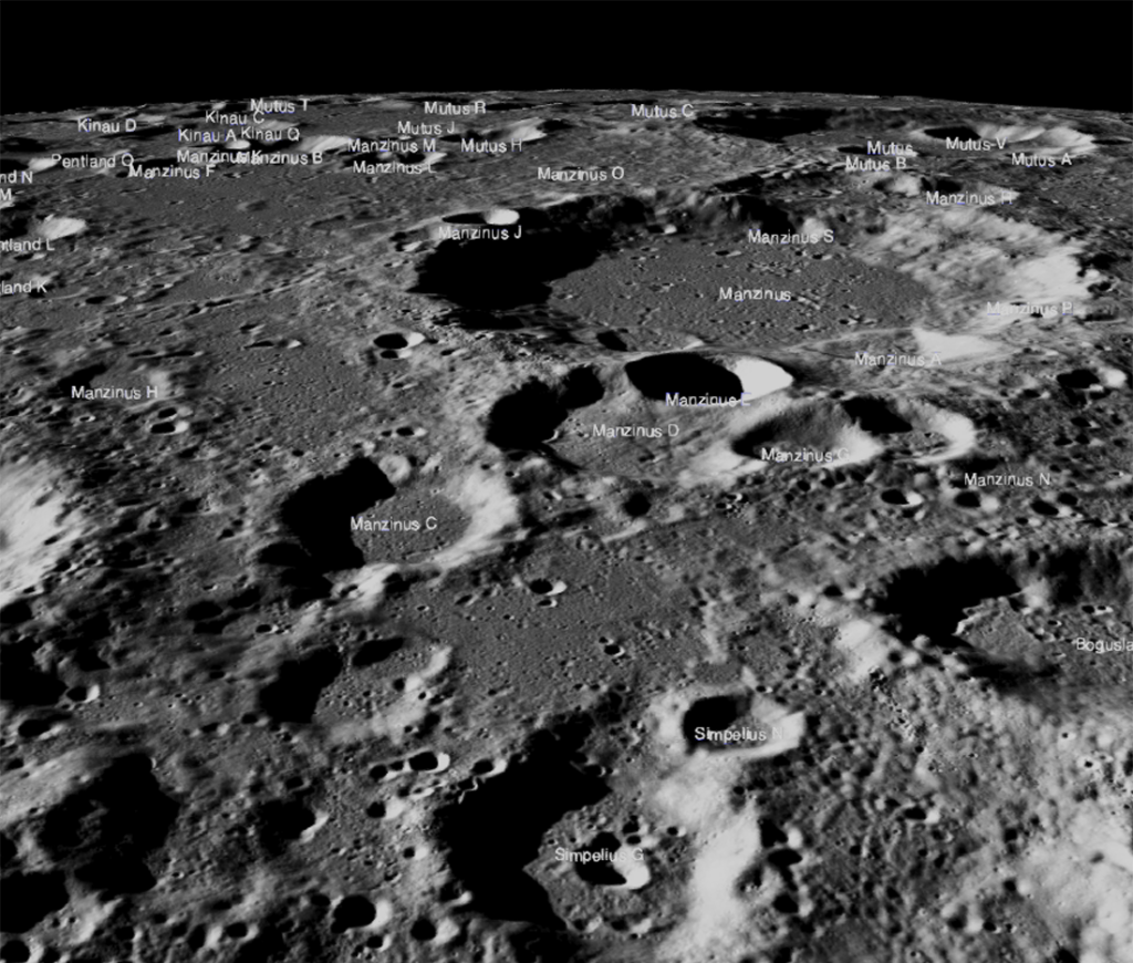 Lunar surface. Photo credit: NASA/Goddard/Arizona State University