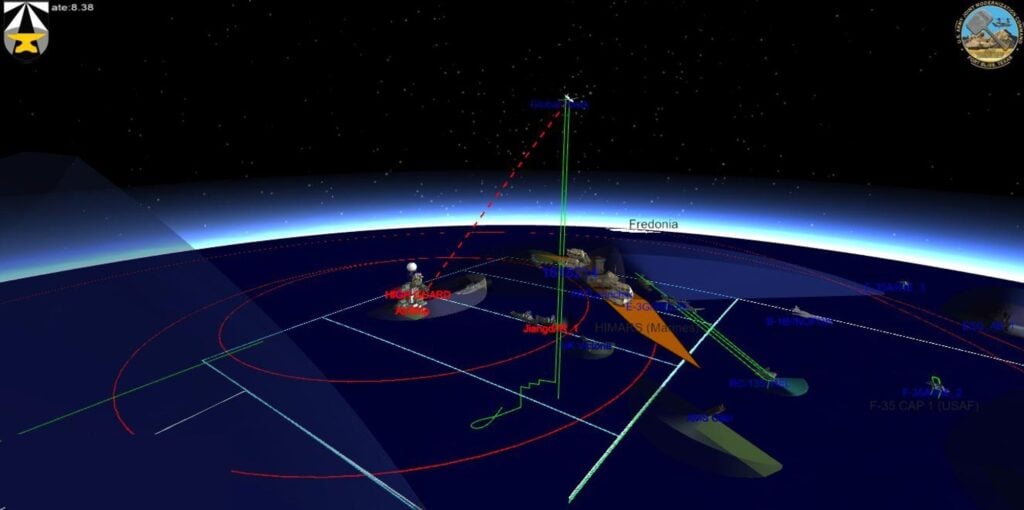 The Joint Staff’s Joint All-Domain Command and Control Campaign Plan Experiment 2 allowed Army, Navy, Air Force and Marines nodes to share near-real time information to enable sensor to shooter linkages and display it on a common operational picture. (U.S. Army Joint Modernization Command)