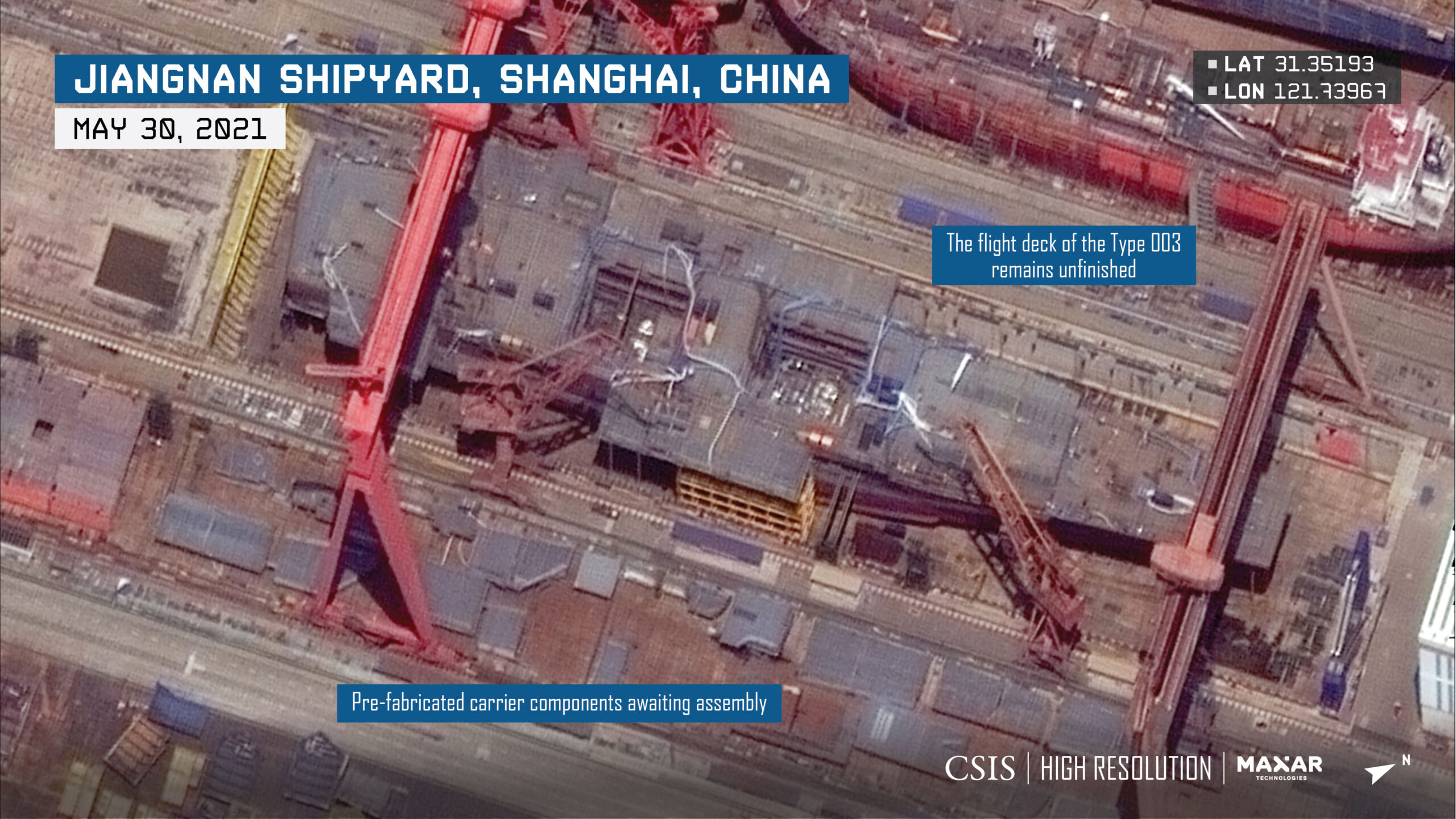 China’s Third Aircraft Carrier Takes Shape: CSIS