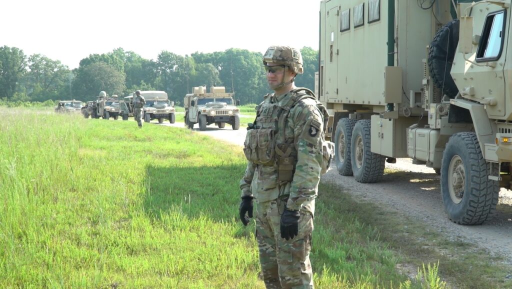 Army command posts are mobile, dispersed, and quieter
