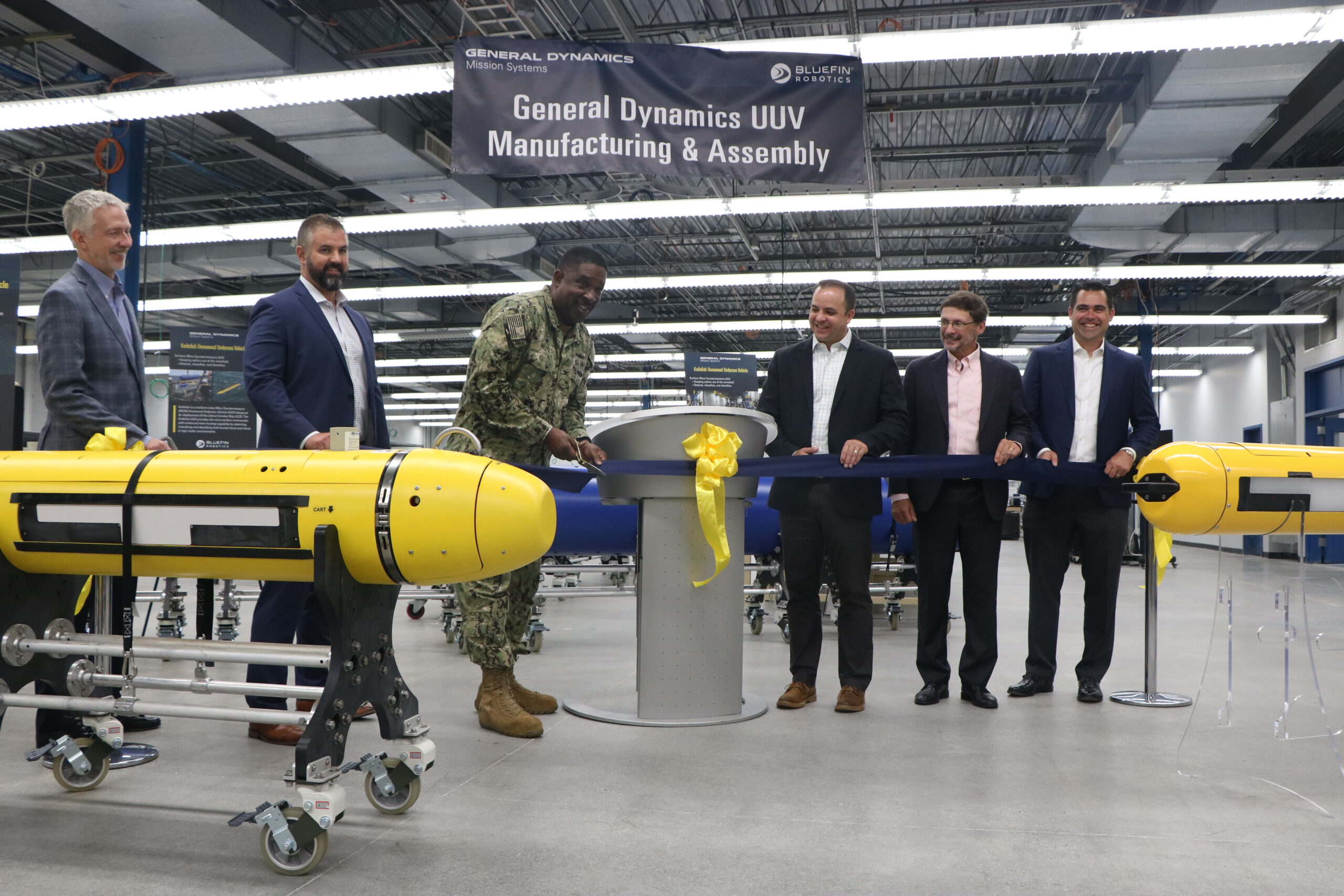 GD Mission Systems Launches Knifefish Production Facility