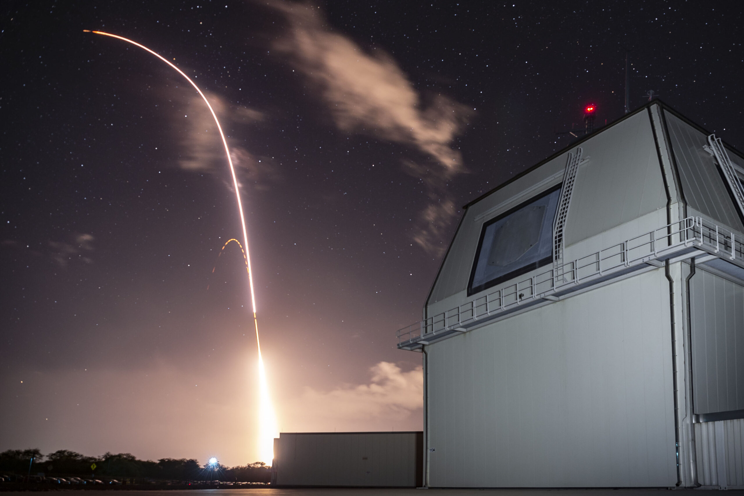 A Standard Missile-3 Block IIA missile launches from the Aegis Ashore Missile Defense Test Complex at Pacific Missile Range Facility in Kauai, Hawaii, Dec. 10, 2018.