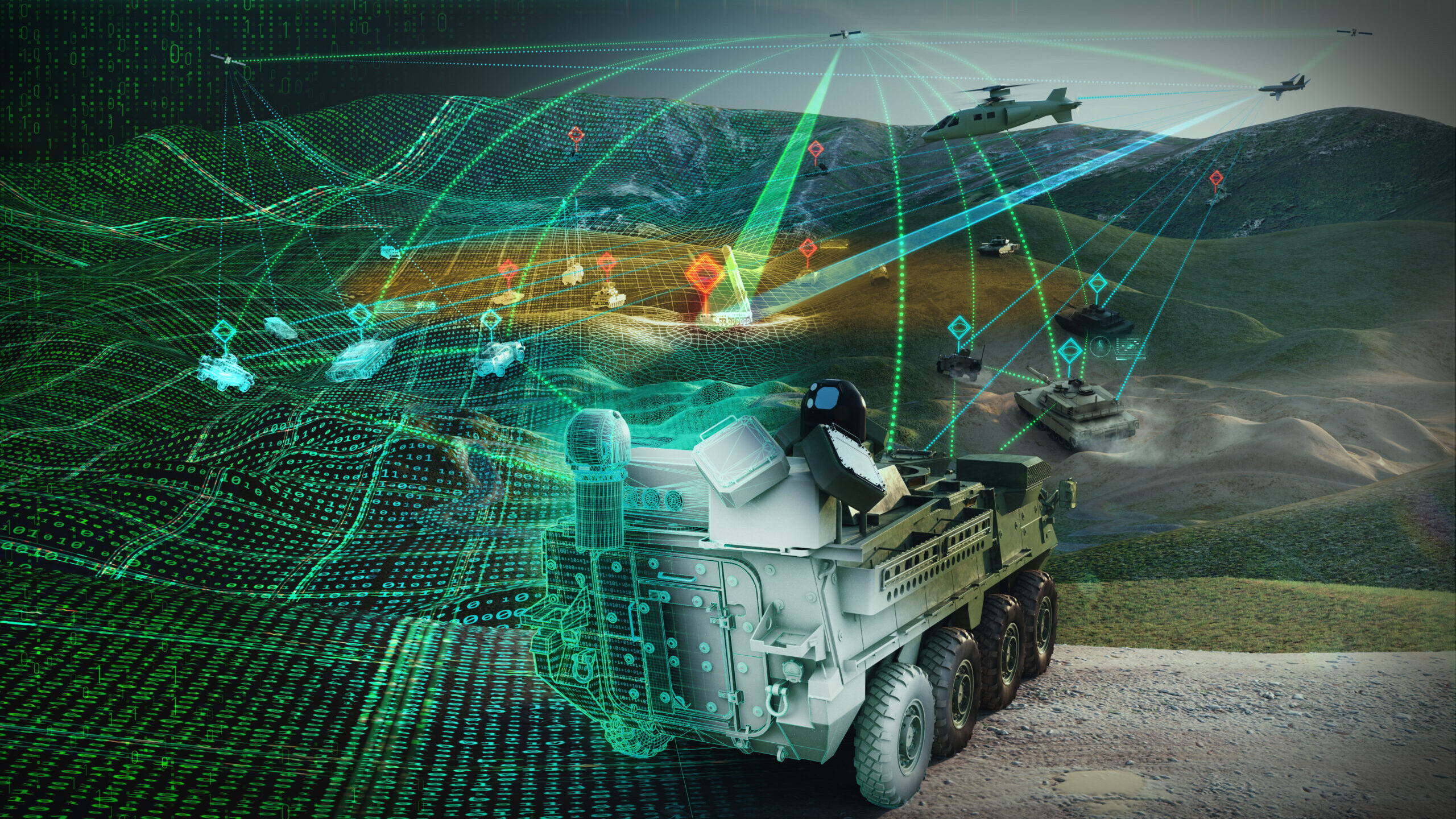 JADC2 Digital Transformation as envisioned by Raytheon Intelligence & Space.