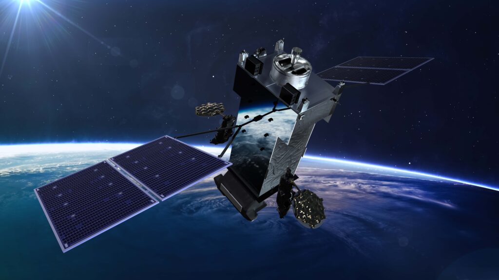 Lockheed Martin’s Next Generation Overhead Persistent Infrared Geosynchronous Earth Orbit (NGG) Block 0 early missile warning satellite.