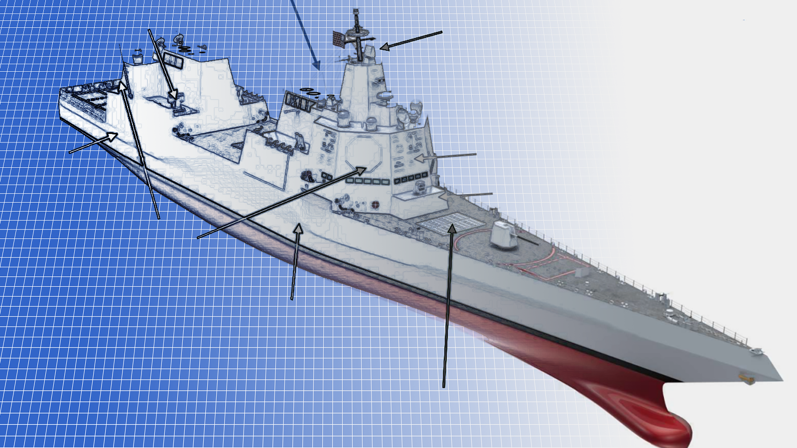 Navy unveils latest concept for future destroyer, DDG(X)