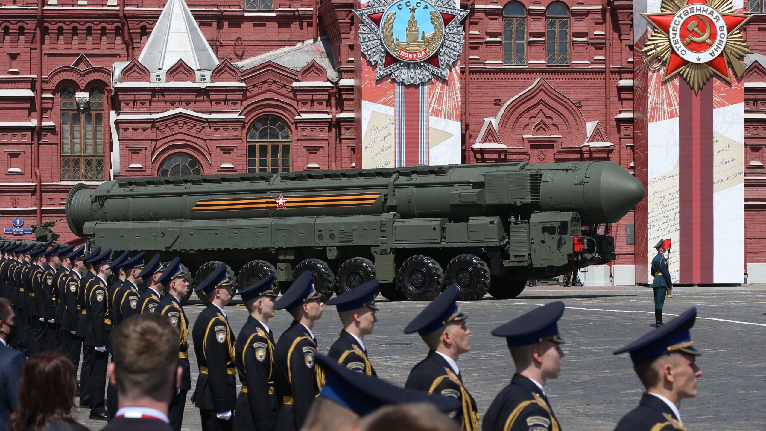 Parade In Moscow russia nuclear missile