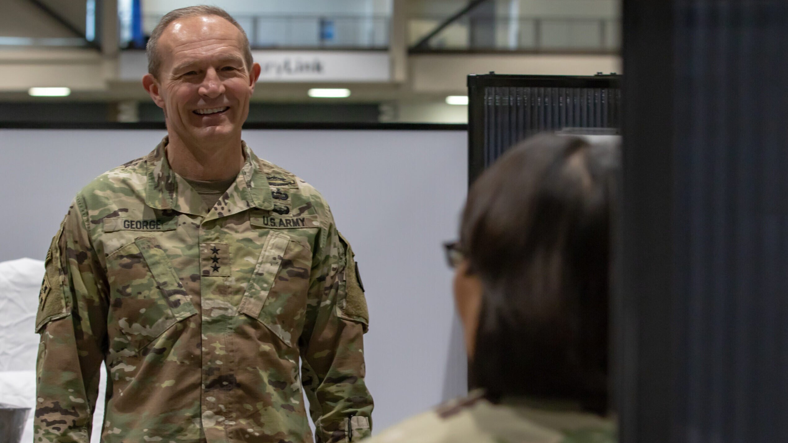 Lt. Gen. Randy A. George visits Seattle Mobile Hospital