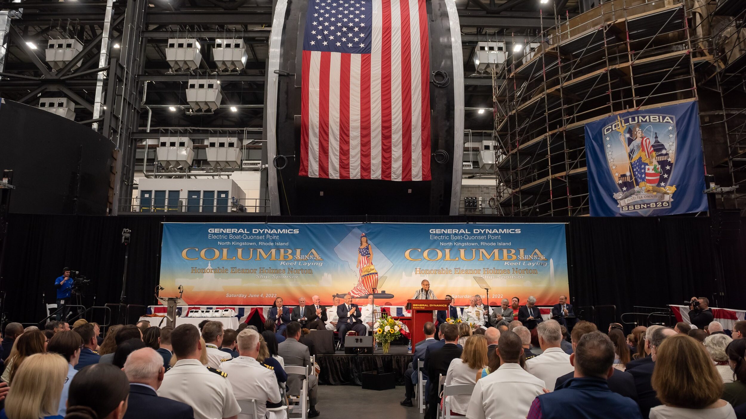 Navy, General Dynamics lay the keel for newly renamed USS District of Columbia