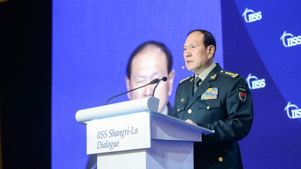 Gen. Wei at Shangri-La 2022