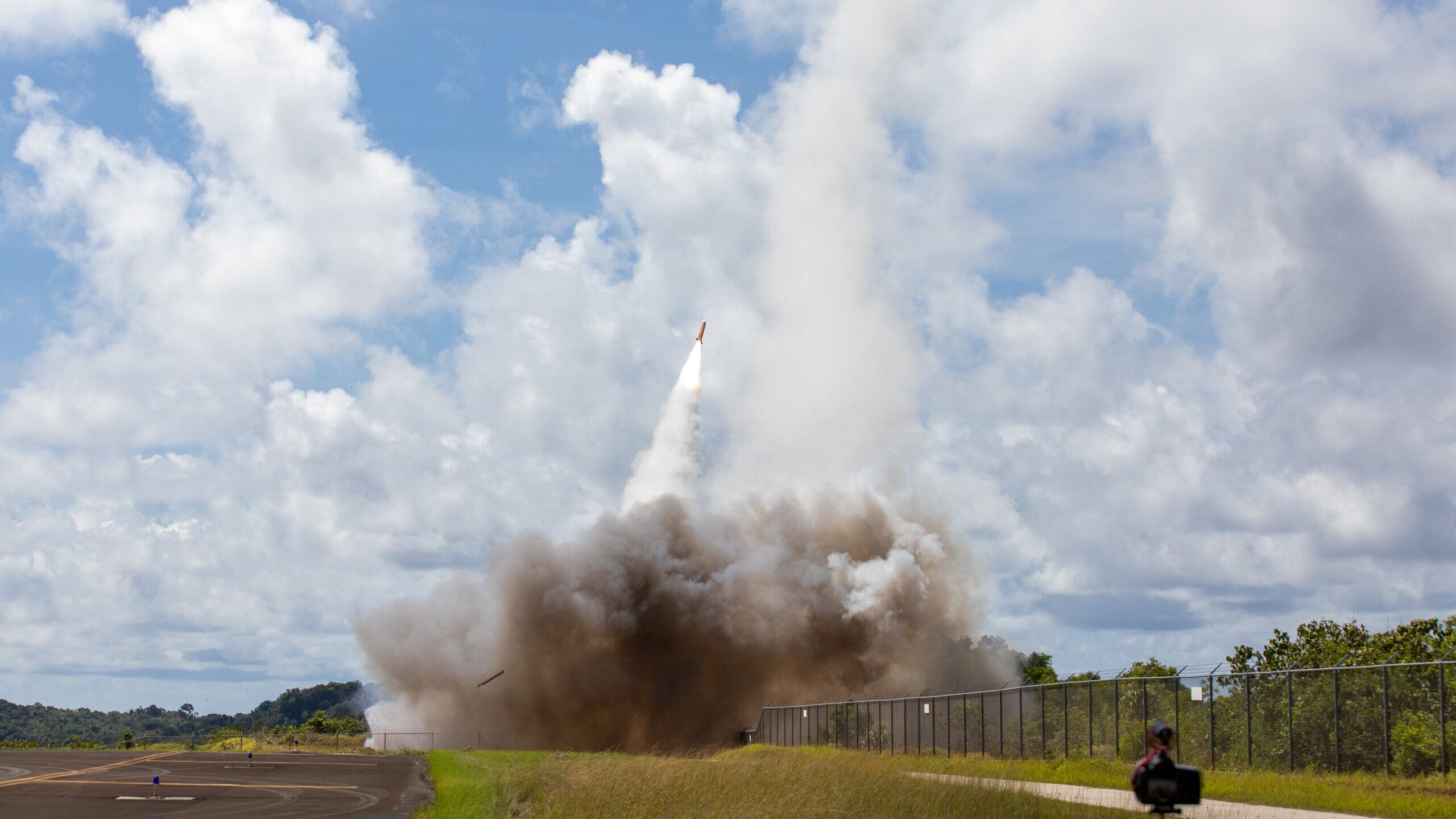 Patriot Missile Launches during Palau Live-Fire Exercise