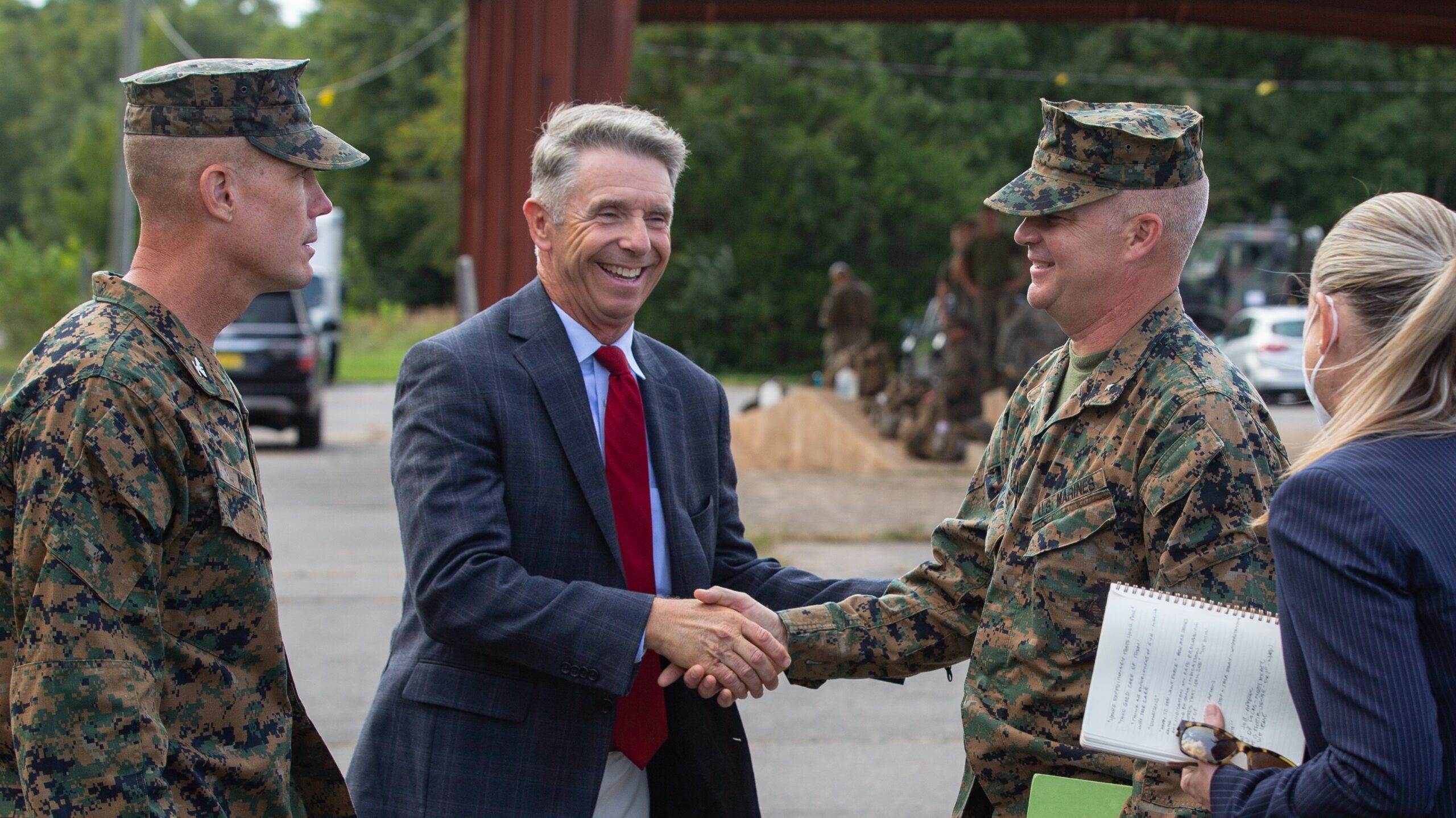Representative Rob Whitman visited Afghanistan with Task Force Quantico