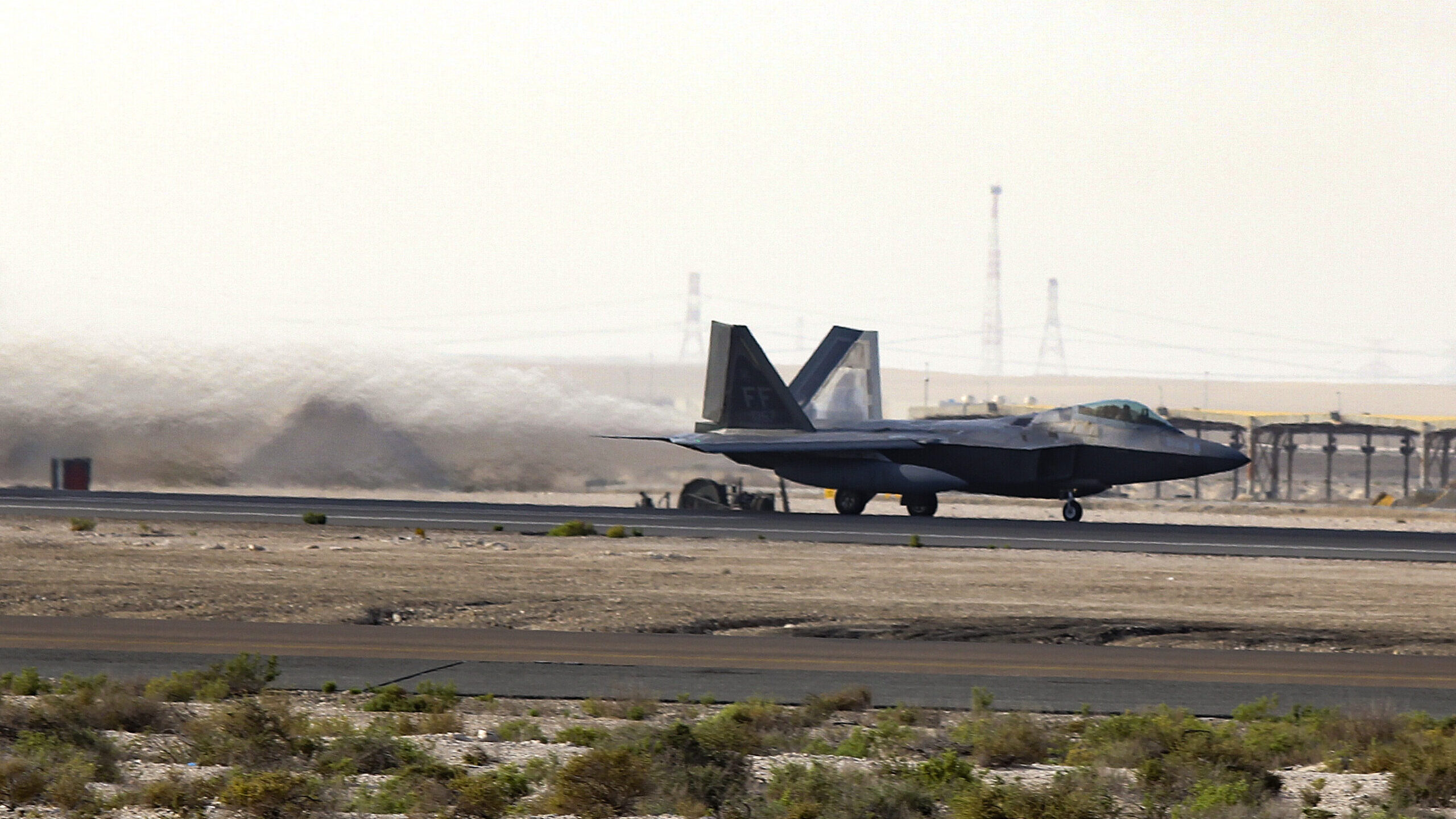 F-22 Operations at ADAB